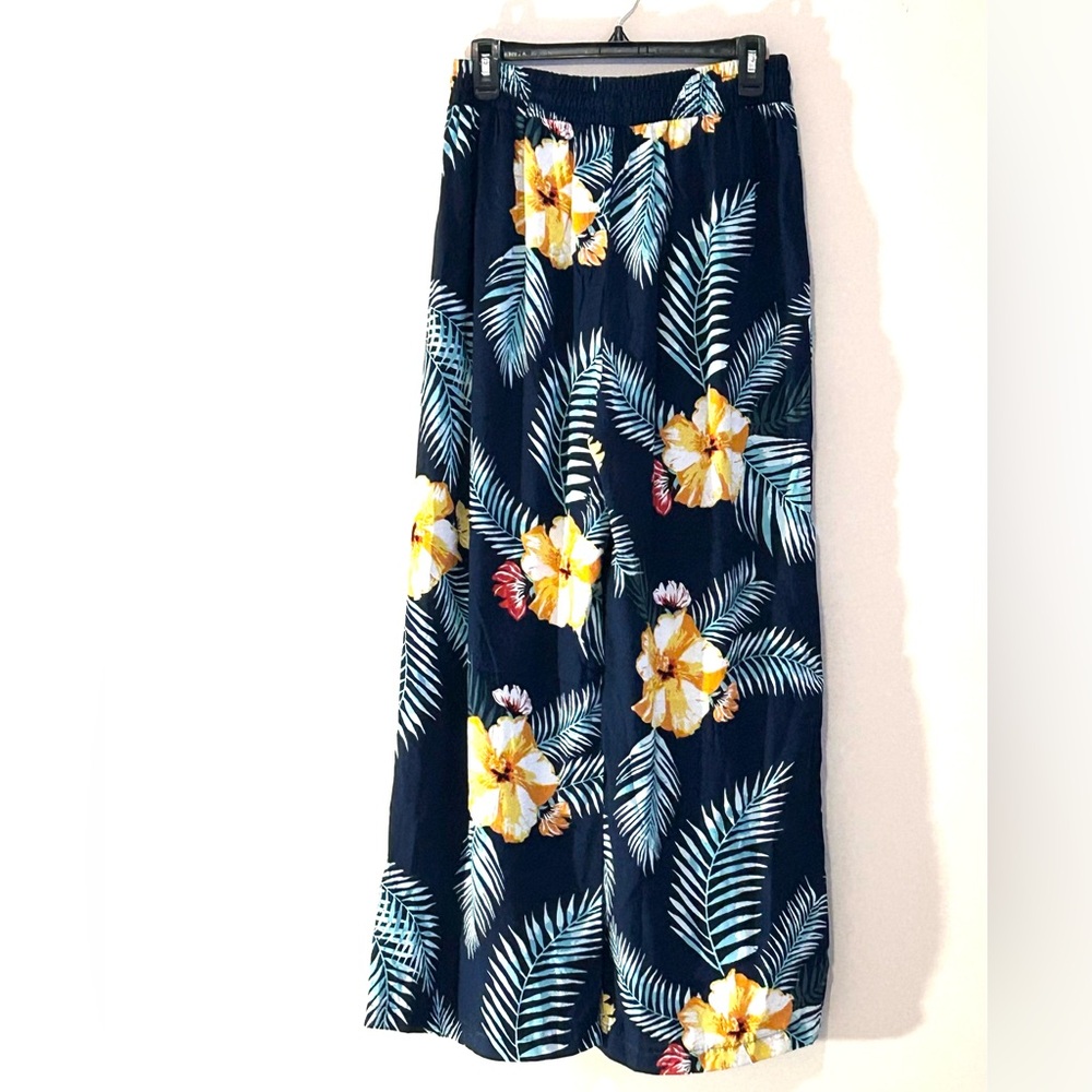 Floral Print wide pants